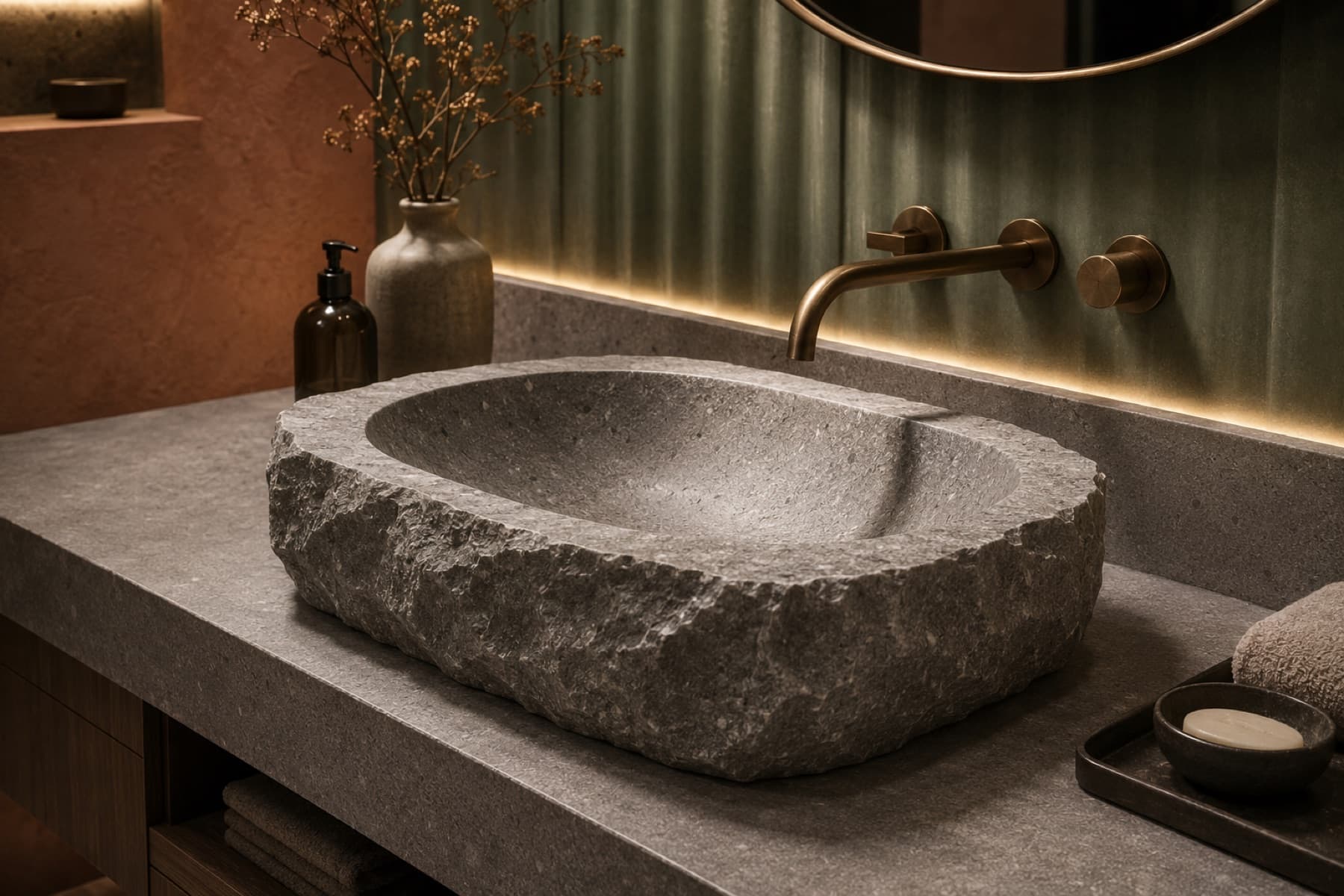 Raw-Cleft Vessel Sink